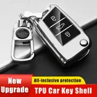 Чехлы для ключей от автомобиля, чехлы для Volkswagen VW Golf7 Mk7 Seat Ibiza Leon FR 2 Altea Aztec для Skoda Octavia Kodiaq Karoq для Seat Ateca