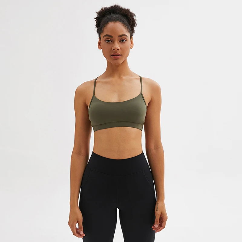 

DEEPSENCE The high quality Women Sports Bra Breathable Push Up Crop Top Female Fitness Gym Bra Top Sexy Running Yoga Bra