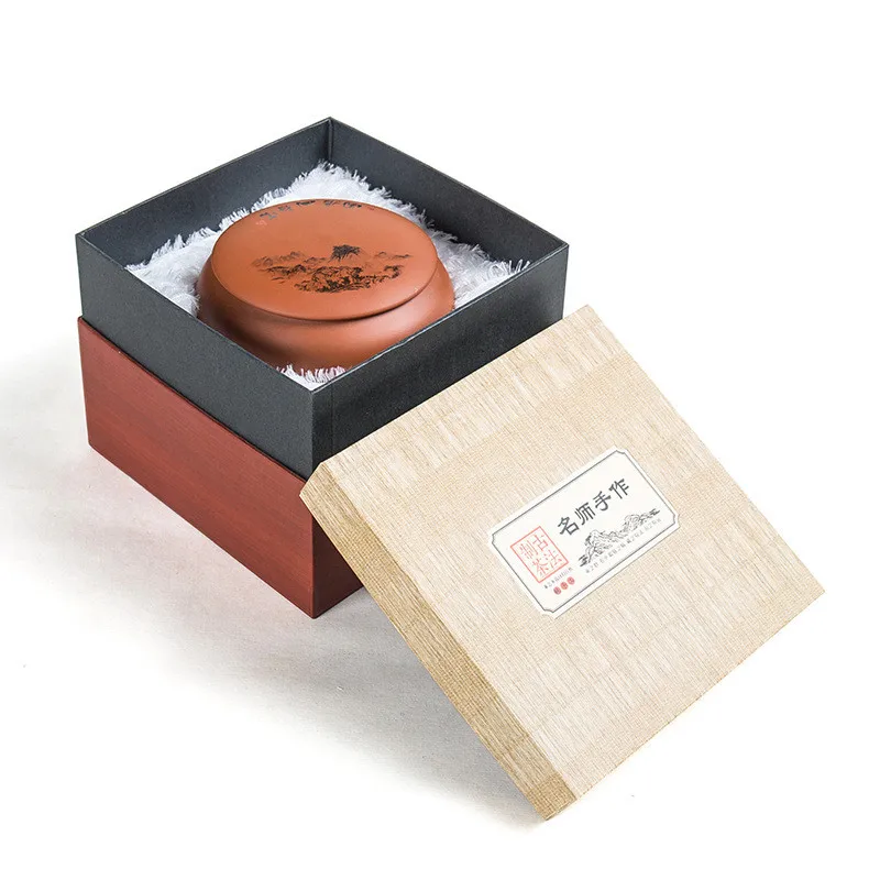 Фиолетовый песок Чай Подарочная коробка фляга набор кистей для макияжа с