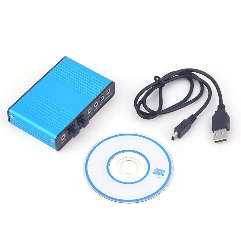 2020 новейшая профессиональная Внешняя USB звуковая карта 5 1/7 1 канальный оптический