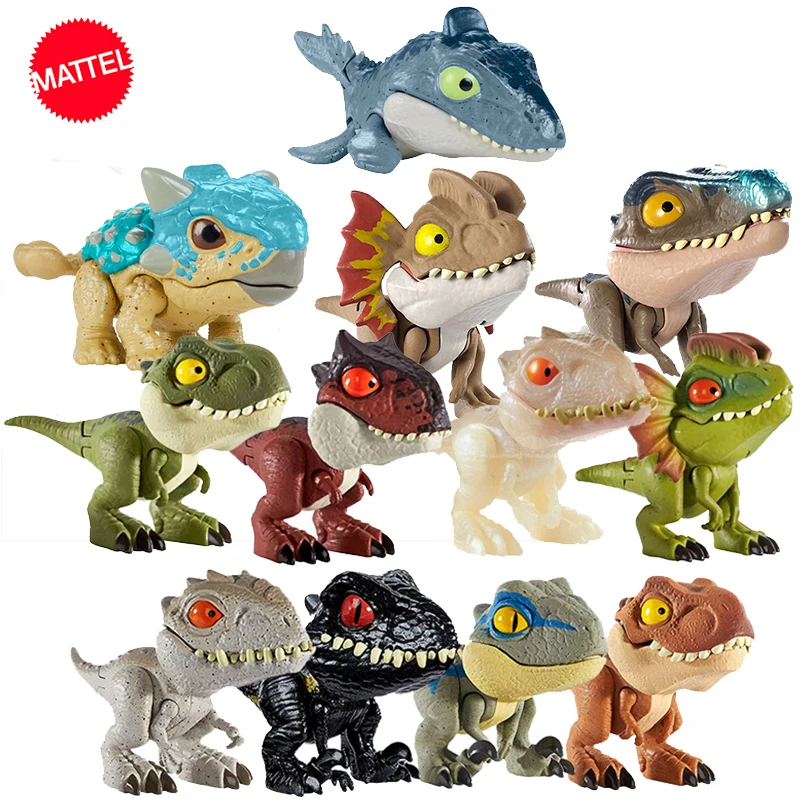 

Original Jurassic World Minifingers Dinosaur Action Figure Movable Joint Simulation Model Toy for Children Halloween Figma Gift