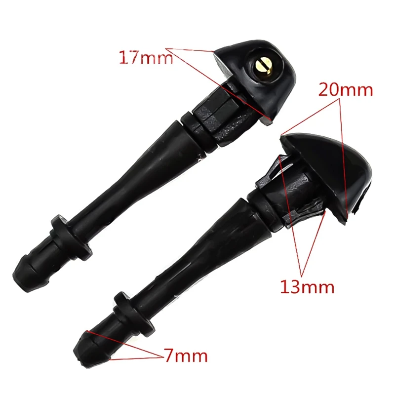 1 шт. переднего лобового стекла автомобиля омывателя ветрового Форсунка щетки