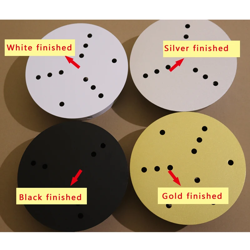 Светодиодный светильник для спальни столовой гостиной с круглой рамой