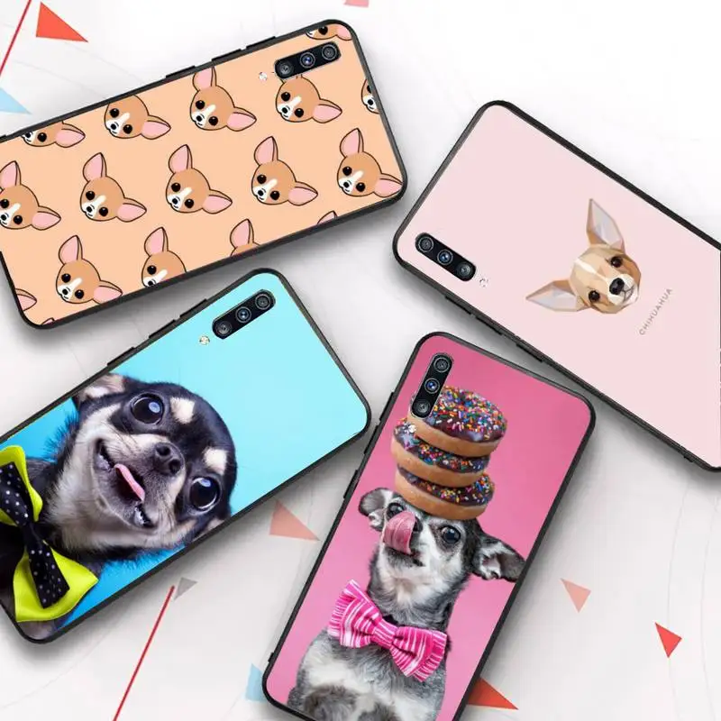 

cute pet Chihuahua dog Phone Case for Samsung Galaxy A51 30s a71 Soft Cover for A21s A70 10 A30