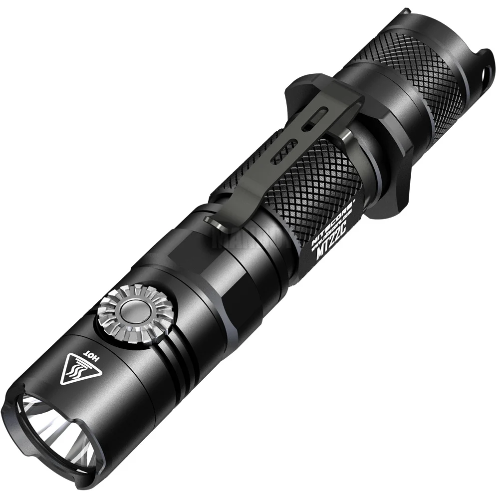 Перезаряжаемый аккумулятор NITECORE MT22C + 18650 поворотный переключатель 1000 лм фонарик