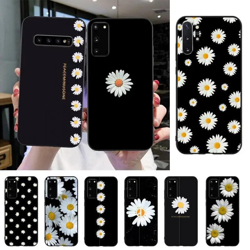 

YNDFCNB Little daisy Soft Phone Cover For Samsung S20 S10 S8 S9 Plus S7 S6 S5 Note10 Note9 S10lite