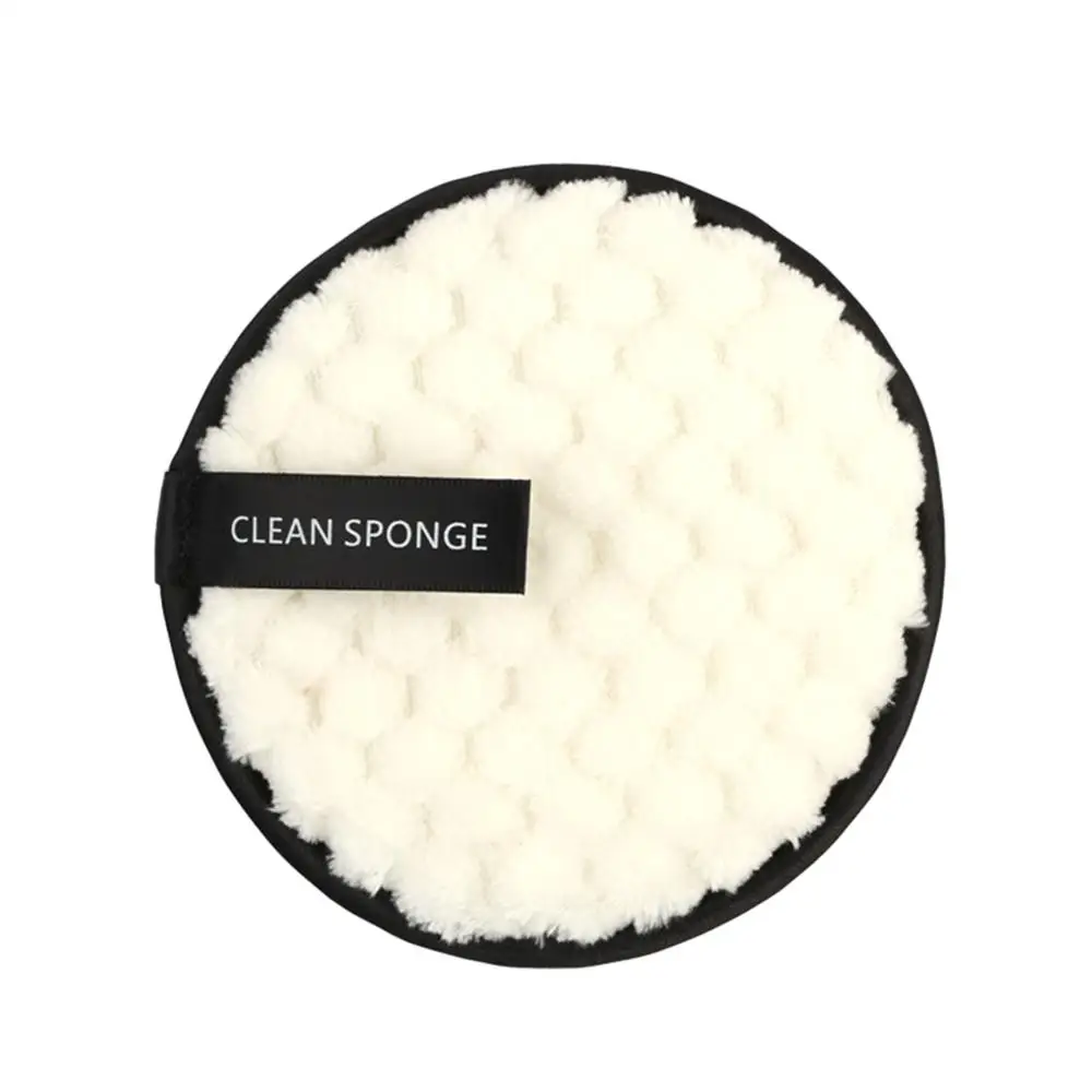 1pc white Модные виды очищающих подушечек для макияжа, мягкие многоразовые подушечки из бамбукового волокна, моющиеся подушечки для лица и глаз, инструменты для красоты - Цвет: 1pc white