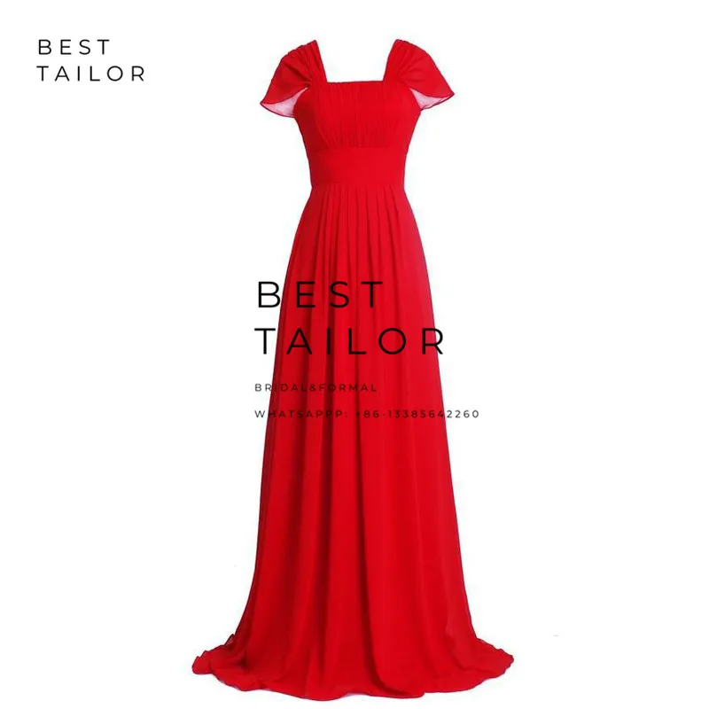 

Simple Chiffon Long Bridesmaid Dresses Blue Maid of Honor Gown 2021 Long robe demoiselle d'honneur vestidos de fiesta noche