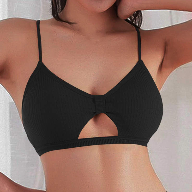 Женский сексуальный бюстгальтер без косточек с открытой спиной для красоты