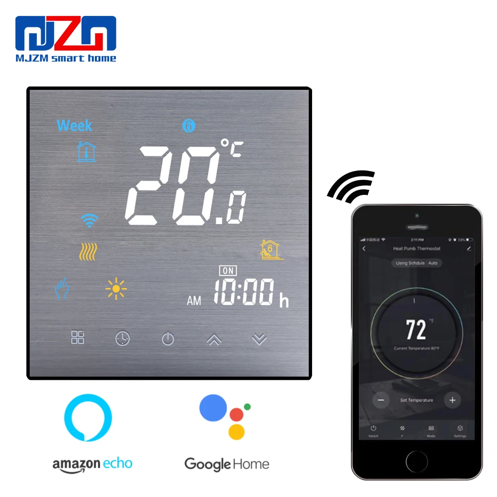 Умный Wi Fi термостат для газового бойлера/воды/электрического подпольного