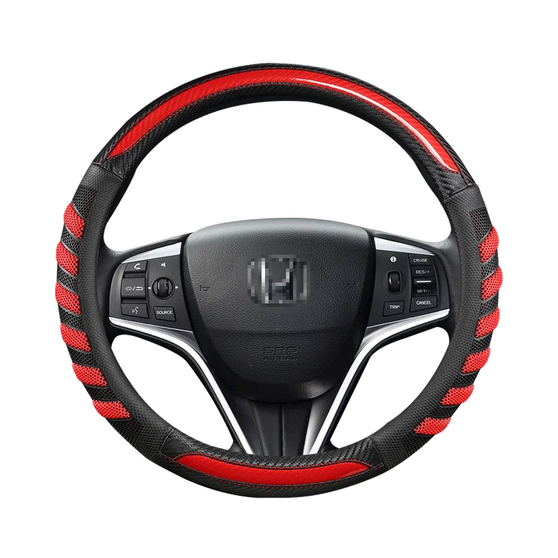 Углеродное волокно чехол рулевого колеса автомобиля по индивидуальному заказу