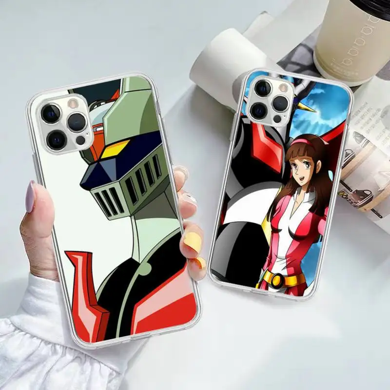 

Mazinger Z Phone Case for iPhone 11 12 13 mini pro XS MAX 8 7 6 6S Plus X 5S SE 2020 XR case