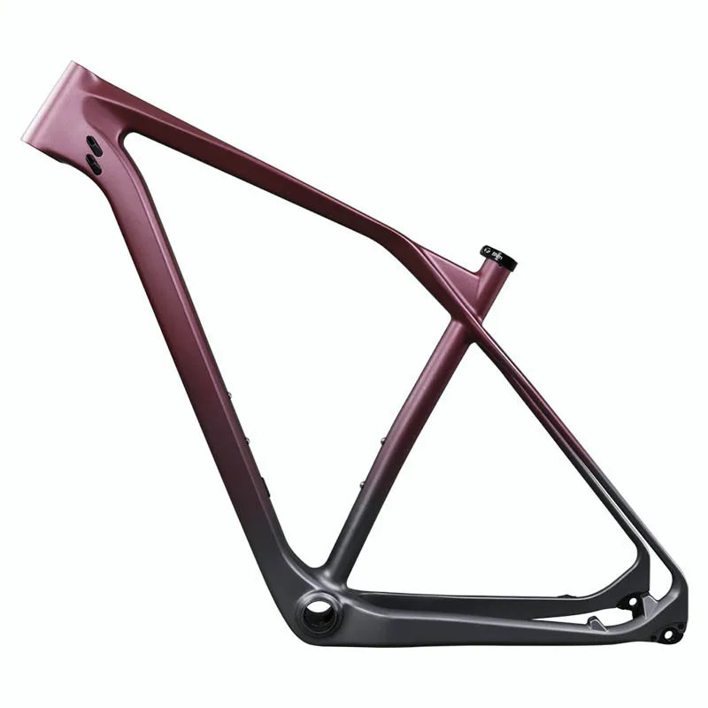 ICAN 29er углеродное волокно для велосипеда, MTB рама BB92 hardtail горный велосипед размер 15/17/19/21 ''UD матовый ткань сзади 142/135 мм