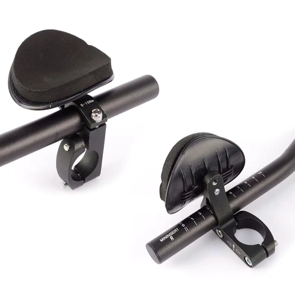

Bike TT Handlebar Bicycle Rest Handlebar Aluminium Alloy Arm Rest Handlebar Tri Bars Bike Arm Relaxation Handlebar for Cycling
