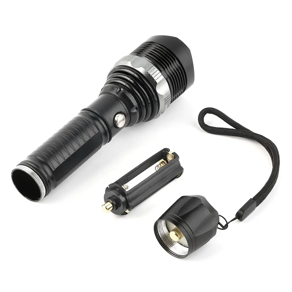 

Aluminum Alloy Bright LED Rechargeable Flashlight Torch Outdoor Fishing 3 Light Modes free shipping