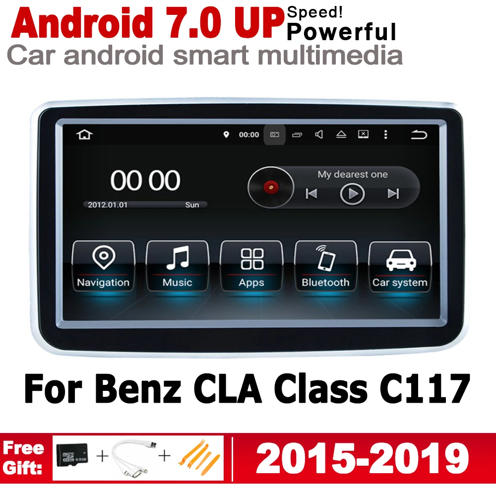 Android 7 0 IPS Автомобильный плеер для Mercedes Benz CLA Class C117 2015 ~ 2019 NTG оригинальный стиль