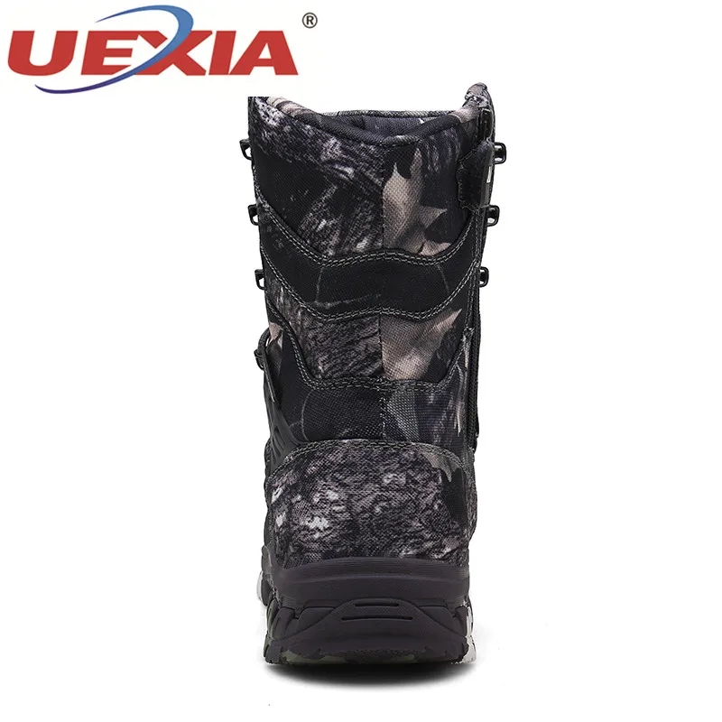 UEXIA, армейский зеленый, тактический, военный, пустынный, камуфляжный, с высоким берцем, для занятий спортом на открытом воздухе, мужские ботинки, обувь, спецназ