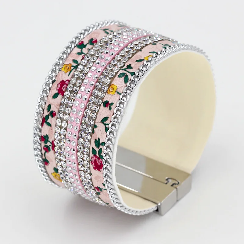 Ювелирные браслеты VONNOR Женский яркий браслет в полоску женский браслет|Гибкие