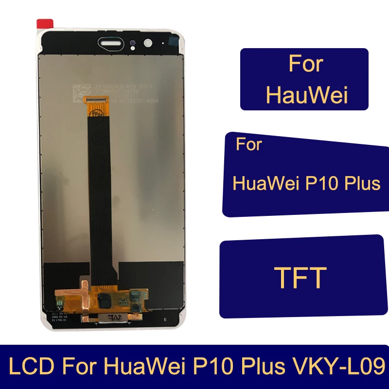 

ЖК-дисплей для Huawei P10 Plus, 5,5 дюйма, цифровой преобразователь сенсорного экрана в сборе, детали для Huawei P10 Plus, дисплей