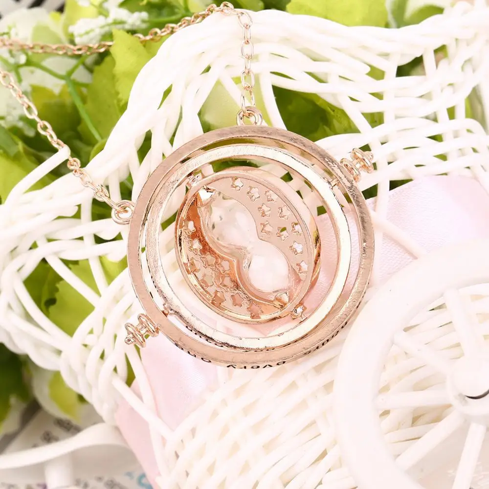 Крутой модный волшебный прибор для поворота времени вспять ожерелье вращающиеся