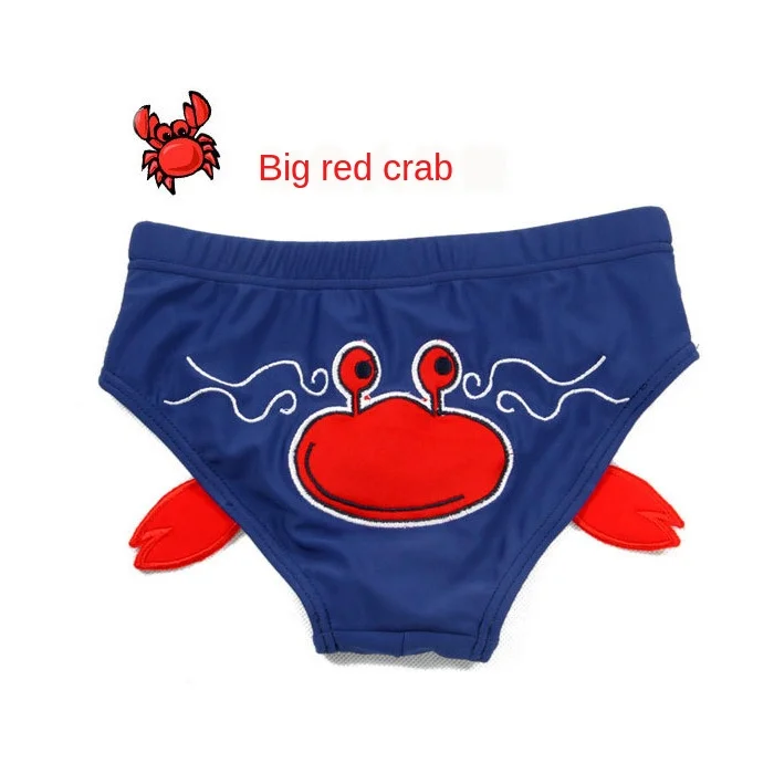 

Hot Sale Summer Baby Mini Cartoon Swimming Trunks Children's Beach-Wear Girls' Surfing Bathing Clothes Triangle Wading Shorts