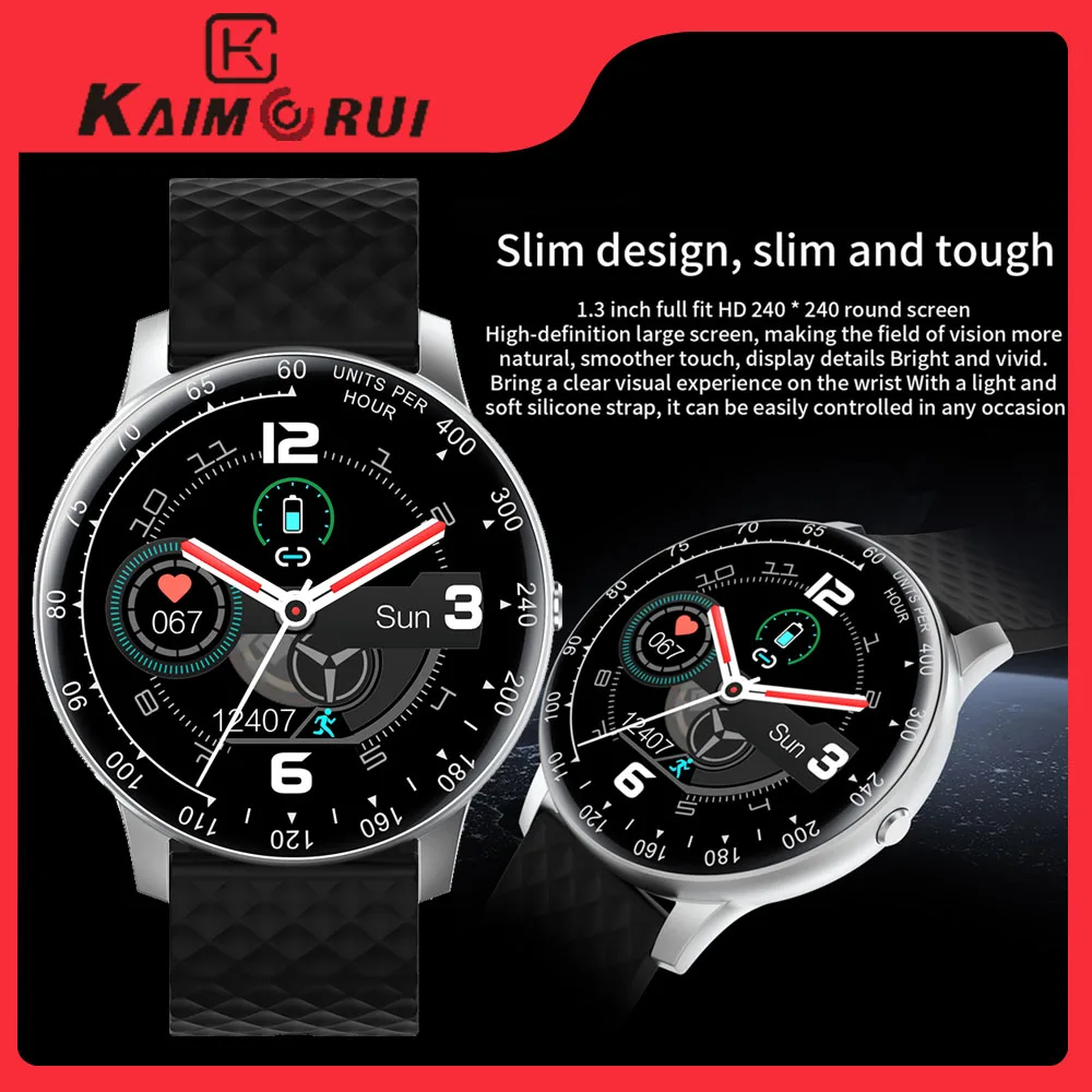 H30 смарт часы для мужские настроить Watchface Полное касание фитнес браслет