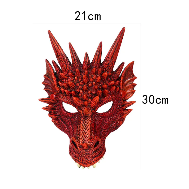 2019 Новая маска на Хэллоуин 3D костюм дракона для косплея мужчин и женщин