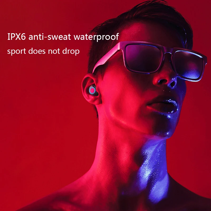 THZIO TWS HiFi Bluetooth наушники бас беспроводные сенсорные свободные руки спортивные в