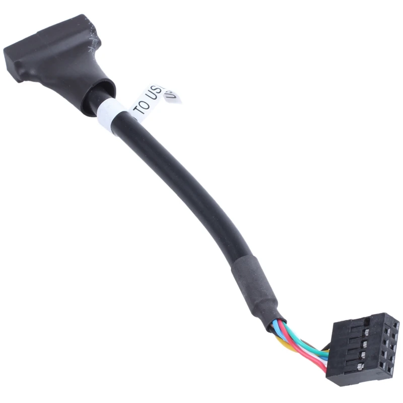 Черный USB 2 0 9 контактный разъем для 3 20 кабель адаптера | Электроника