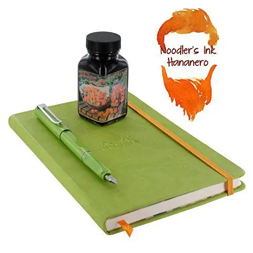 

Перьевая ручка, средний наконечник, цвет зеленый лайм, 599