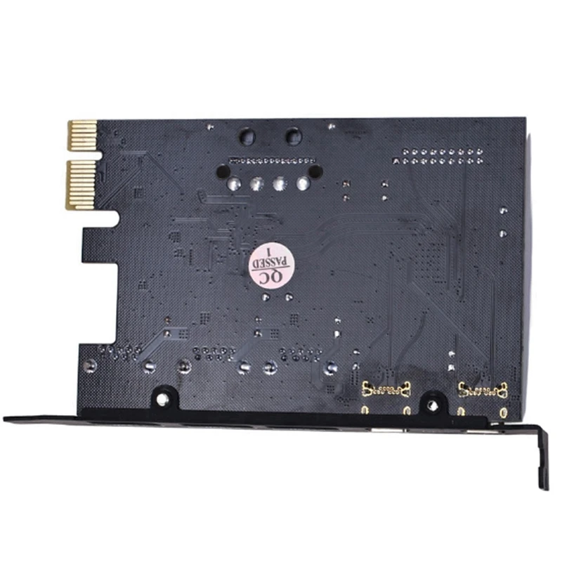 

5 Ports PCI-E SATA Expansion Card to 3XUSB 3.0/2XType-C Port Adapter Card with 15Pin SATA Cable for Windows XP Vista