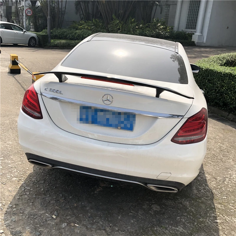 Спойлер для Benz W205 2015-2018 C180 C200 C260 C TF спойлер из АБС-материала заднего крыла