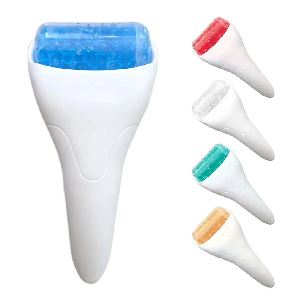 Роликовый массажер для лица с ледяным эффектом ручной лифтинга против морщин и