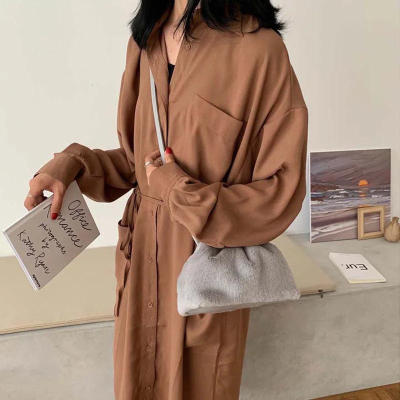 Шерстяная сумка через плечо для женщин зима 2019 роскошная плюшевая