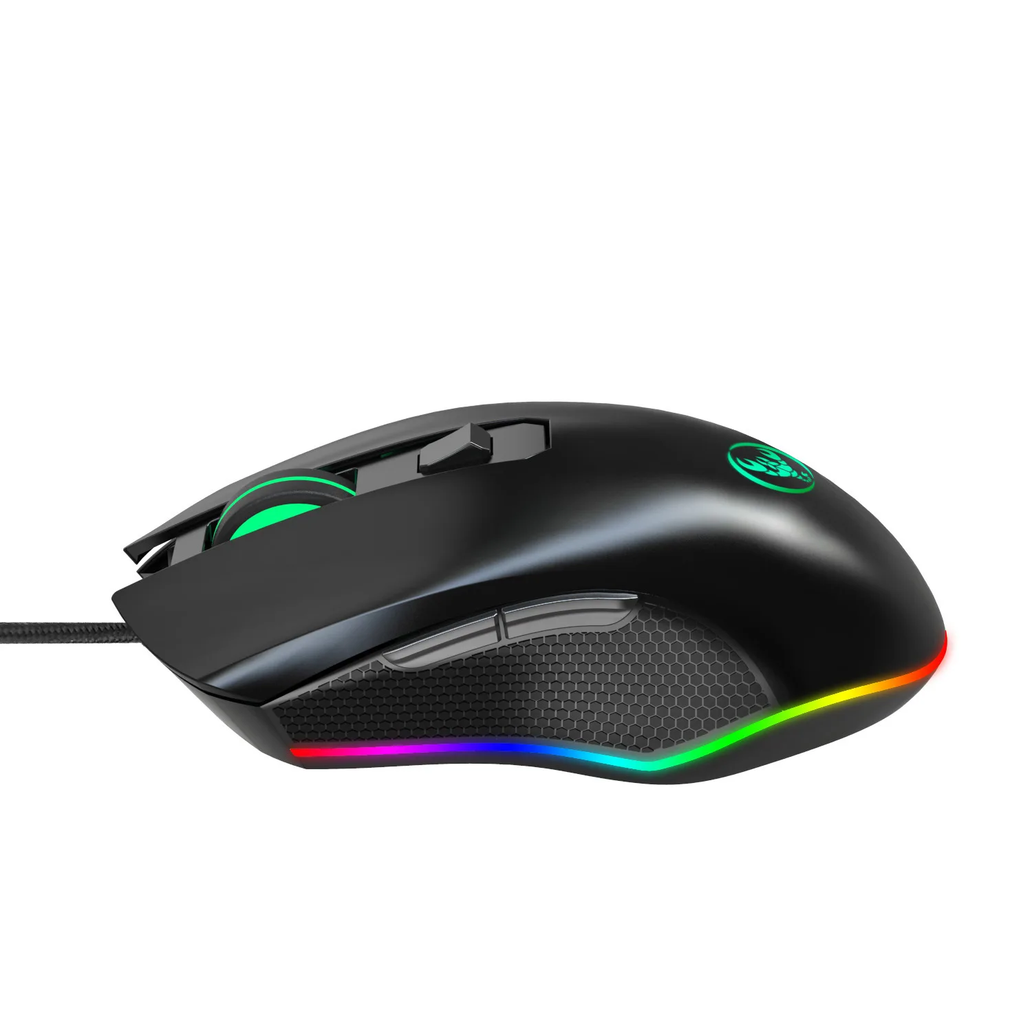 Проводная мышь RGB конкурсная игровая мышь Четыре Archives регулируемая для достижения 6400 точек/дюйм 7 кнопок мыши игра для ПК ноутбук офисная игра
