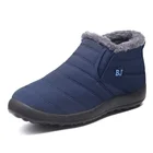 Модные зимние меховые кроссовки, мужские водонепроницаемые ботинки в стиле ретро для снега, унисекс, большой размер 36-45, прошитая плюшевая обувь, мужские ботинки