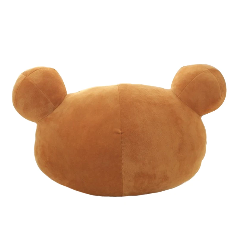 Мультяшная Подушка Rilakkuma плюшевая подушка мягкая легкая с головой коричневого