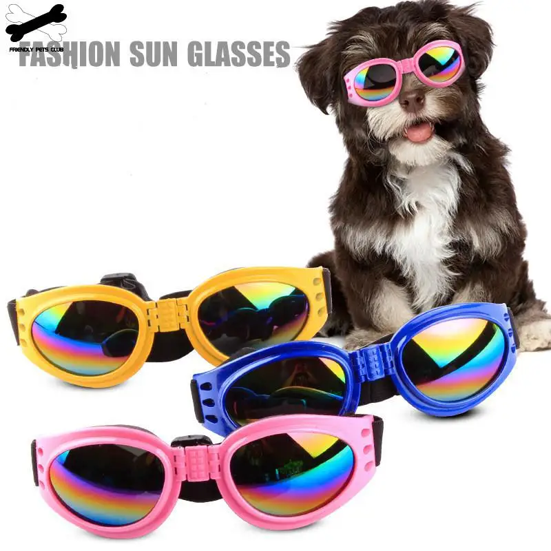 Защитные очки для собак солнцезащитные с защитой от ультрафиолета складные