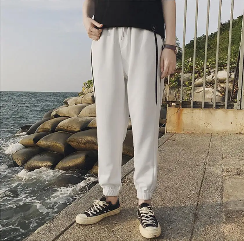 

ZNG 2020 Spring Sweatpants Men Plus Size Casual Printed Fashion Men Pants Hip Hop Leisure movement Trousers