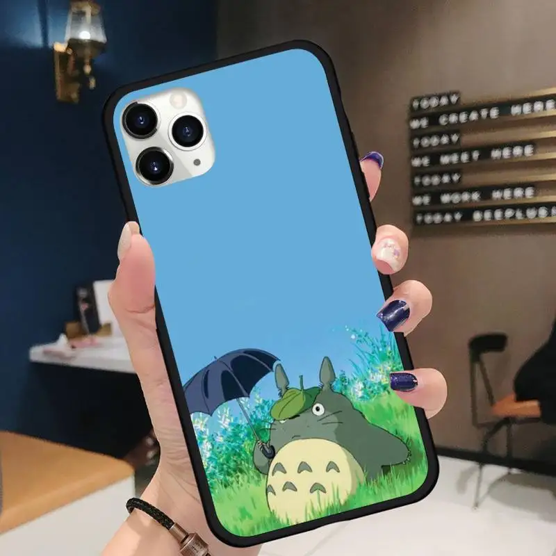 

cute totoro cat animal Phone Case for iPhone 11 12 pro XS MAX 8 7 6 6S Plus X 5S SE 2020 XR Soft silicone