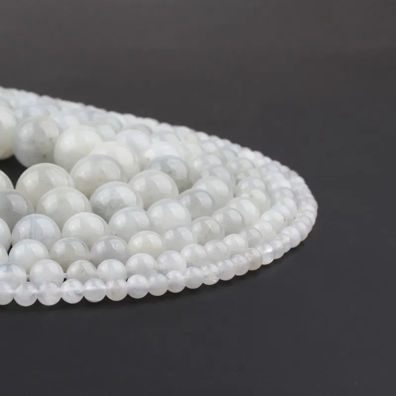 

6/8/10mm Natural Moonstone Beads Round Loose Beads for Accessories Jewellery Making Diy Bracelet 15'' Strand Pick Size