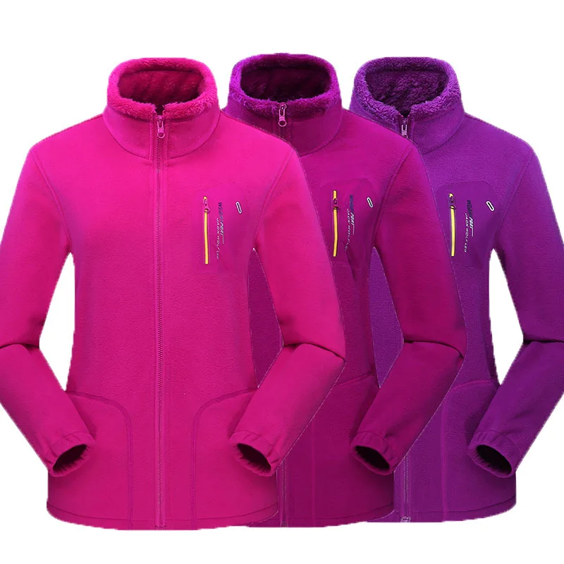 Флисовые куртки осень зима для мужчин и женщин толстое теплое пальто пеших