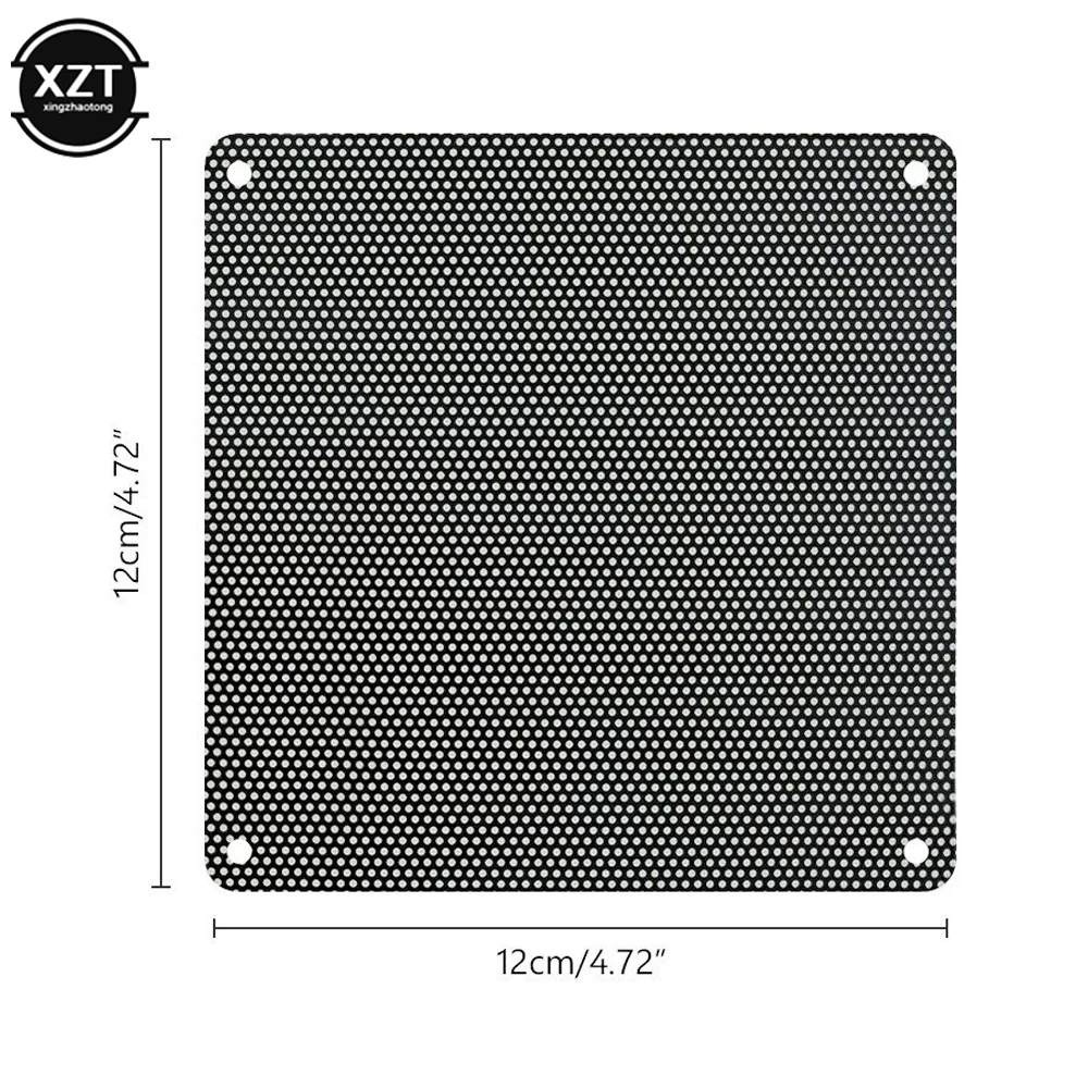 5 шт./лот 120*120 мм режущий черный ПВХ вентилятор пылезащитный чехол из сетка для