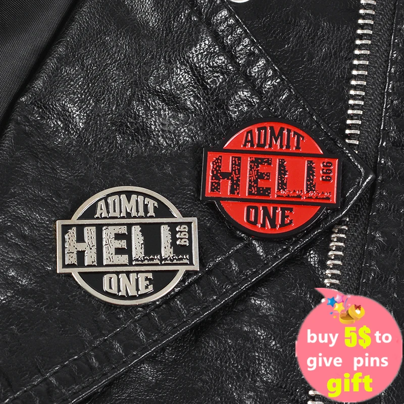 Эмалированные заколки для кинотеатра значок в стиле панк персонализированная