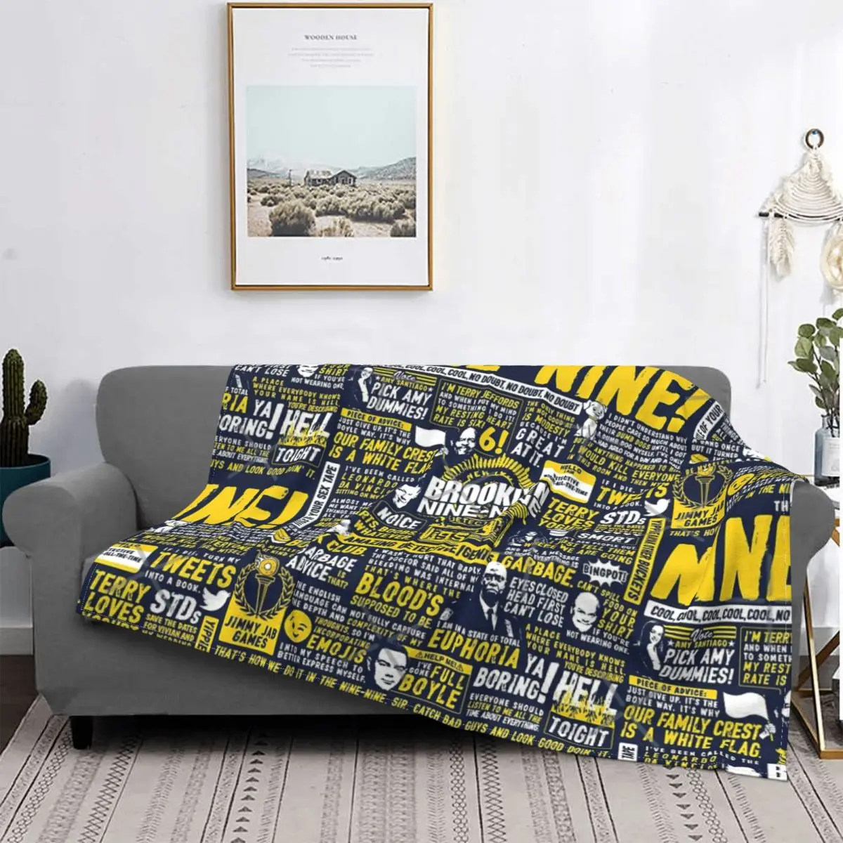 

Manta de Wise Words Of The Nine-Nine, colcha a quadros para cama, toalla de playa, manta Thermal, ropa de cama y fundas