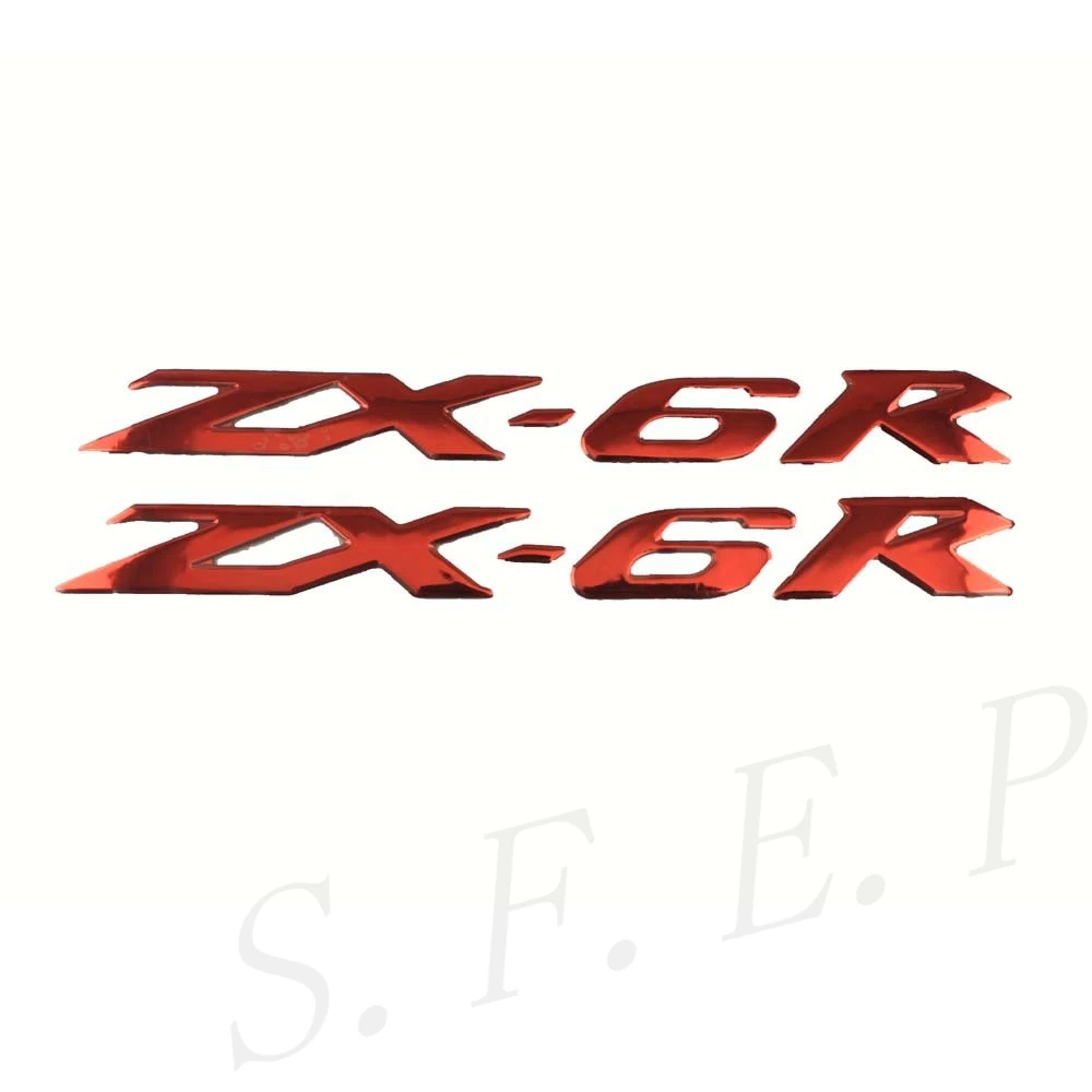 

Motorcycle 3D Raise ZX6R Decal Emblem Label Badge For Kawasaki ZX6R 636