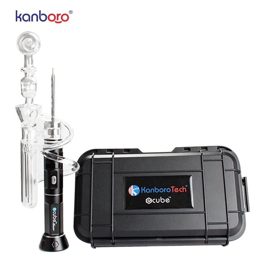 KanboroTech Ecube Master Kit восковой масляный испаритель вейп ручка ЖК-экран водопроводный