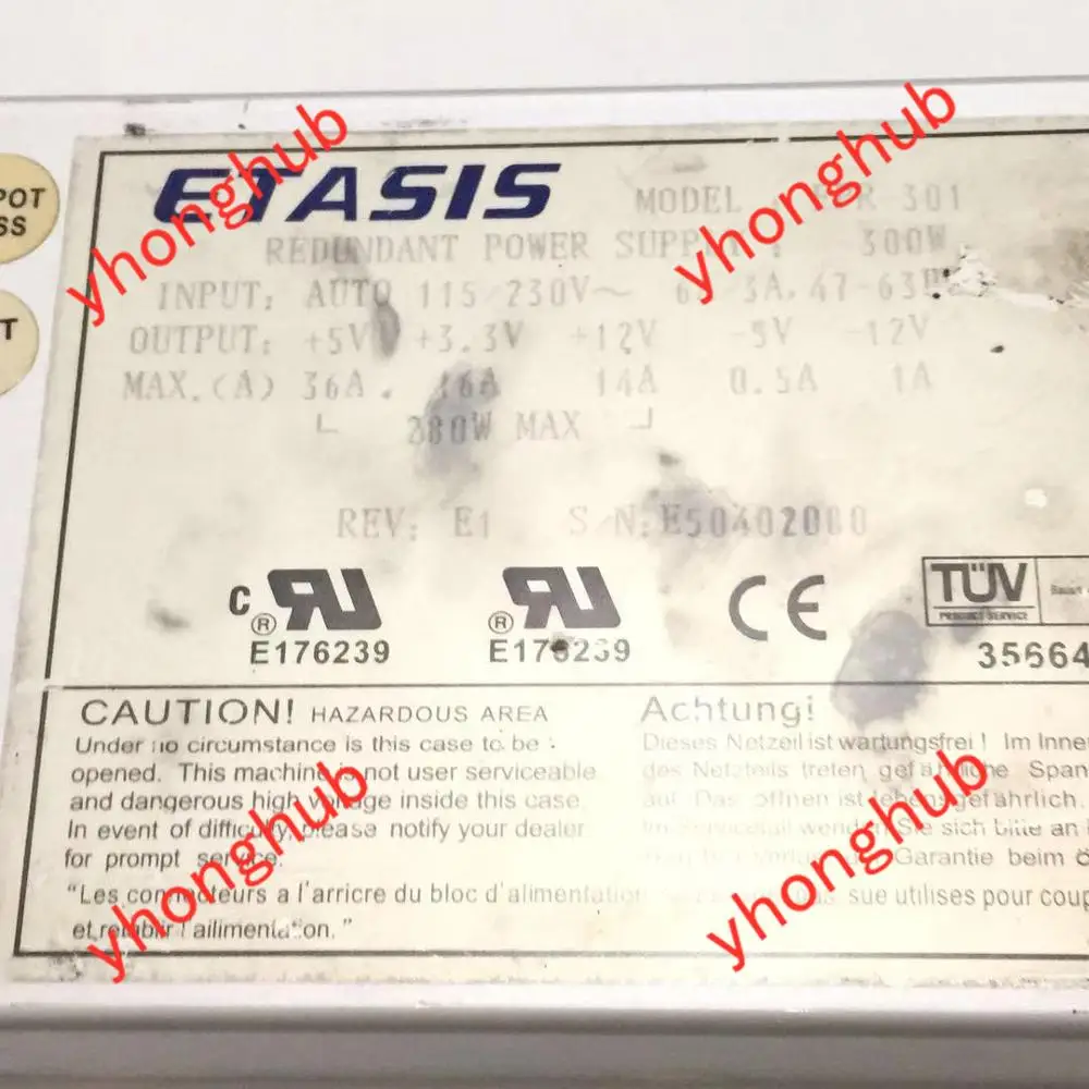 Emacro для ETASIS EPR-301, серверный источник питания 300 Вт, блок питания для компьютера