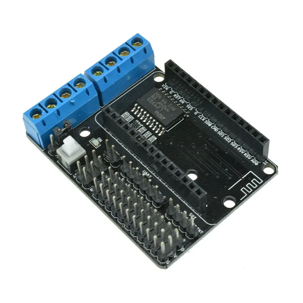 Беспроводной Wi Fi NodeMcu Lua L293D плата драйвера двигателя ESP8266 ESP 12E двойной