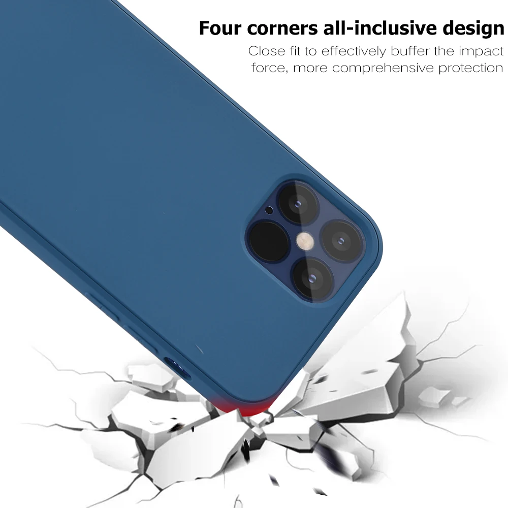 Мягкий ударопрочный чехол для iPhone 12 Pro Max XR XS X Coque Оригинальный жидкий силиконовый